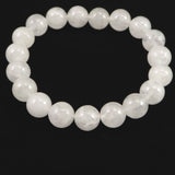 H&E社 アゼツライト（AZOZEO)　10mm玉ブレスレット 証明書付 29.7g (ID:19744)