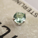 H&E社 ガイアストーン ラウンド 4ミリ ピアス  (ID:19823)