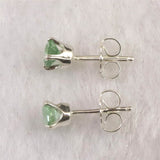 H&E社 ガイアストーン ラウンド 4ミリ ピアス  (ID:19823)