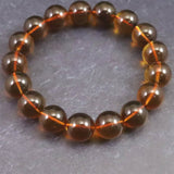 天然琥珀 ミャンマー産 レッドブルーアンバー  11.5mm玉ブレスレット 14.7g (ID:19994)