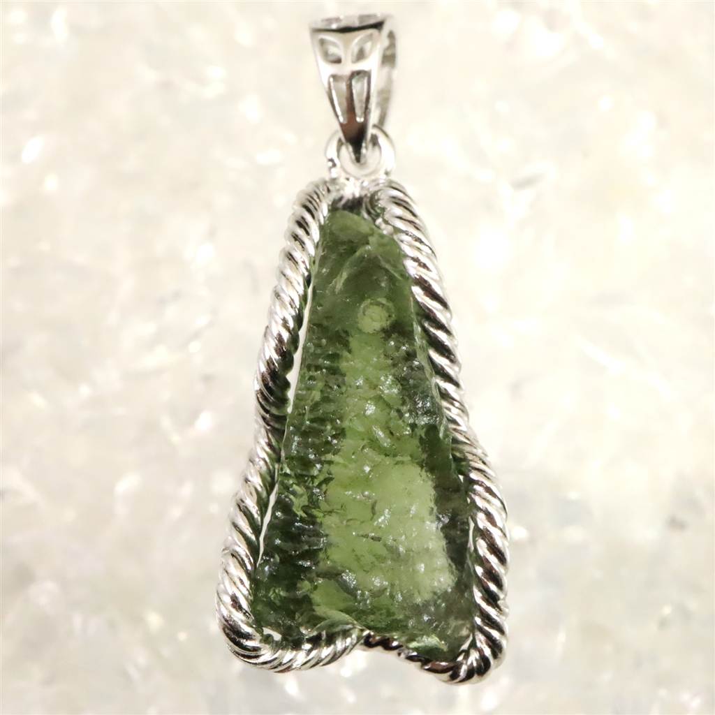 モルダバイト原石ペンダントトップ | 榎本通商