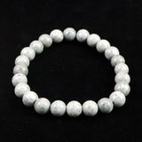 青海薬石 （新潟県糸魚川市） 8mm玉ブレスレット 証明書付 17.5ｇ　 (ID:20429)