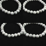 青海薬石 （新潟県糸魚川市） 8mm玉ブレスレット 証明書付 17.5ｇ　 (ID:20429)