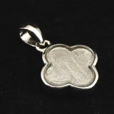 ギベオン 14mmフラワーモチーフ　ペンダントトップ 2.7g (ID:20531)