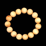 島根県 出雲黒松 15mm玉ブレスレット 19.1ｇ 　 (ID:20686)