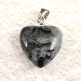 H&E社 ミスティックメルリナイト 15mmハート ペンダントトップ 証明書付 2.6g (ID:20916)
