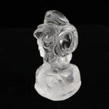 天然水晶　54mm 大黒天様 彫刻置物 52.5g (ID:20987)