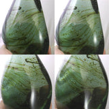 インドネシア産アンダラクリスタル　ポリッシュ オリーブグリーン 1688g (ID:20993)