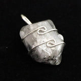 H&E社 フェナカイト(AZOZEO) ワイヤーラップ　ペンダントトップ 3.9g (ID:21499)