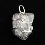 H&E社 フェナカイト(AZOZEO) ワイヤーラップ　ペンダントトップ 3.9g (ID:21499)