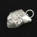 H&E社 フェナカイト(AZOZEO) ワイヤーラップ　ペンダントトップ 3.9g (ID:21499)