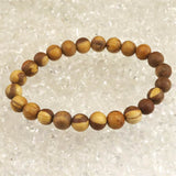 パロサント 香木 ウッドビーズ 8.5mm玉ブレスレット 証明書付 4.8g (ID:21619)