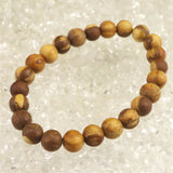 パロサント 香木 ウッドビーズ 8.5mm玉ブレスレット 証明書付 4.8g (ID:21619)