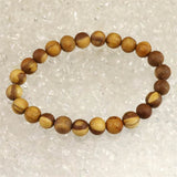 パロサント 香木 ウッドビーズ 8.5mm玉ブレスレット 証明書付 4.8g (ID:21619)