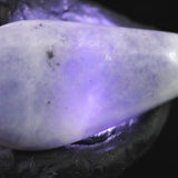 糸魚川翡翠  ヒスイ 小滝産 ラベンダー 33mmドロップ ペンダントトップ ディレクトリカード付 6.48g (ID:21730)