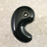 出雲碧玉 出雲石  SA  40mm勾玉 ディレクトリカード付 21.09g (ID:21987)