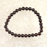 ヒマラヤ ガーネット 6mm玉ブレスレット 15.8ｇ (ID:21999)