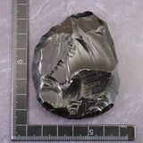 黒曜石 打製石器  70mm  後期旧石器時代 東北・北海道地域 63.2g (ID:22031)