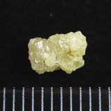 天然 イエローダイヤモンド 6.6ｍｍ原石  0.68ct (ID:22107)