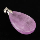 クンツァイト 26mmペアシェイプ ペンダントトップ 6.5g (ID:22168)