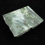 糸魚川翡翠  小滝産 46mm原石スライス グリーン ディレクトリカード付 35.86g (ID:22215)