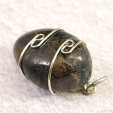 H&E社 アンダルサイト タンブル ペンダントトップ  9.3g (ID:22920)