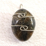 H&E社 アンダルサイト タンブル ペンダントトップ  9.3g (ID:22920)