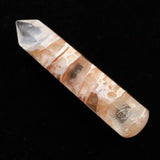 H&E社 ピンクファイアアゼツライト(AZOZEO)  45mmワンド 証明書付 6.7g (ID:23113)