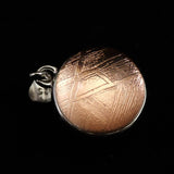 ギベオン ピンクゴールドカラー 11mmボール型　ペンダントトップ 2.21g (ID:23196)