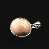 ギベオン ピンクゴールドカラー 11mmボール型　ペンダントトップ 2.21g (ID:23196)