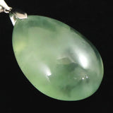 プレナイト 30mmペアシェイプ ペンダントトップ 10.3g (ID:23234)