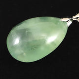 プレナイト 30mmペアシェイプ ペンダントトップ 10.3g (ID:23234)