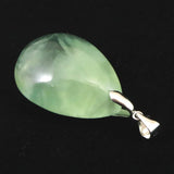 プレナイト 30mmペアシェイプ ペンダントトップ 10.3g (ID:23234)