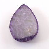 チャロアイト AAA 20X15mmドロップ ルース 18.6ct (ID:23323)