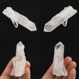 米国アーカンソー州産水晶 原石 貫入 セルフヒールド 37.3ｇ (ID:23468)