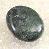 インド産　モスアゲート　パームストーン 80.0g (ID:23498)