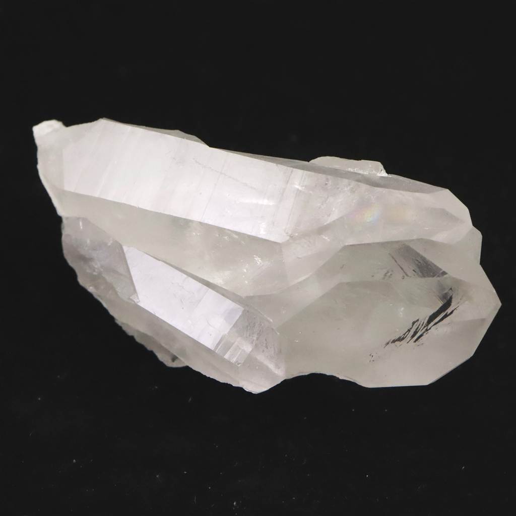 米国アーカンソー州産水晶 原石 クラスター レインボー レコード