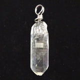 ブラジル トマスゴンサガ産水晶 30mm原石ペンダントトップ 4.1g (ID:23689)