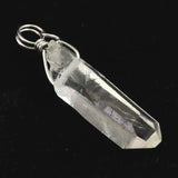 ブラジル トマスゴンサガ産水晶 30mm原石ペンダントトップ 4.1g (ID:23689)