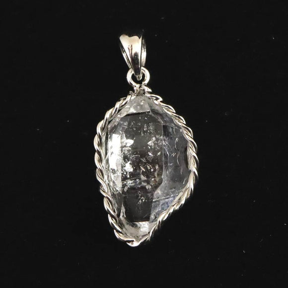 ハーキマーダイヤモンド 原石　ペンダントトップ 3.4g (ID:23926)