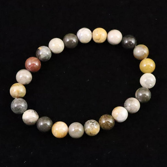 タンザナイト 5Aグレード 5.5mm玉ブレスレット 10.73g (ID:58440