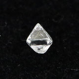 天然 ダイヤモンド ソーヤブル結晶 八面体 成長丘  0.092ct (ID:24251)