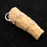 H&E社　サハラ砂漠産　フルグライト　ペンダントトップ　4.6g (ID:24426)