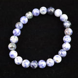 H&E社 ソーダライト 8mm玉ブレスレット 19.0g (ID:24428)