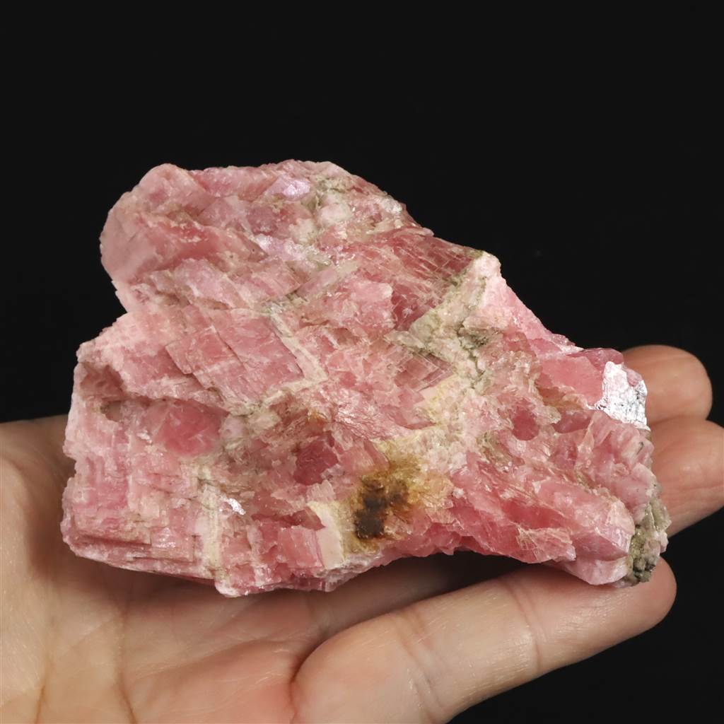 北海道 稲倉石鉱山インカローズ ロードクロサイト 89mm原石 322g (ID