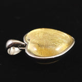 ギベオン ゴールド 15mmハート型　ペンダントトップ 3.7g (ID:24779)