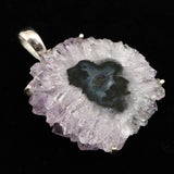 フラワーアメジスト スタラクライト　38mmペンダントトップ 17.1ｇ (ID:24790)