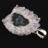 フラワーアメジスト スタラクライト　38mmペンダントトップ 17.1ｇ (ID:24790)