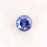 ベニトアイト 2.2mmラウンドカット ルース type. E  0.05ct　（希少石） (ID:24808)