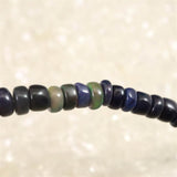 プレシャスブラックオパール 4.5mm玉ブレスレット 4.2g (ID:24902)